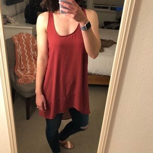 Tank top tunic- high-low